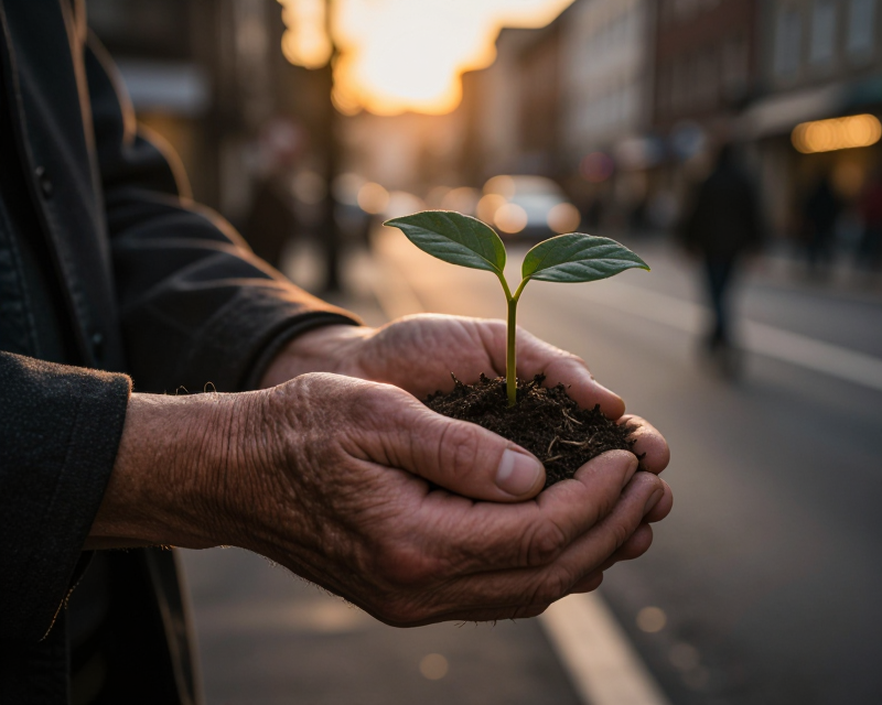 Symbolic Focus on Humanity