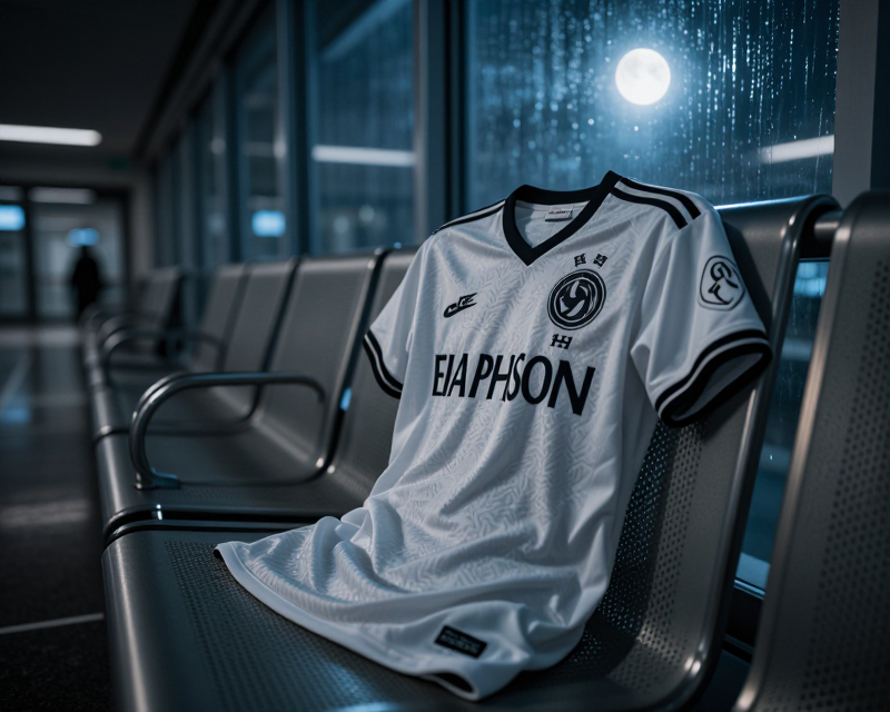 Melancholic football atmosphere