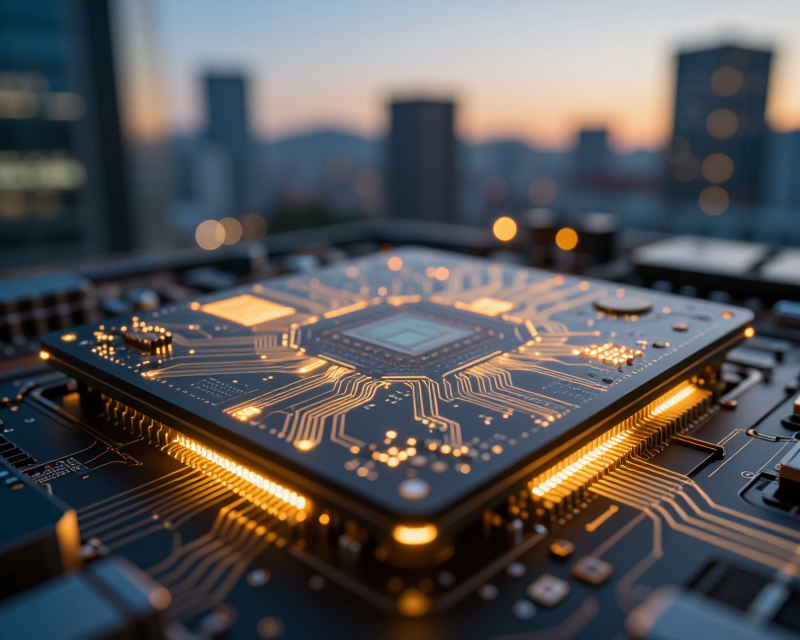 Semiconductor and AI Growth Concept