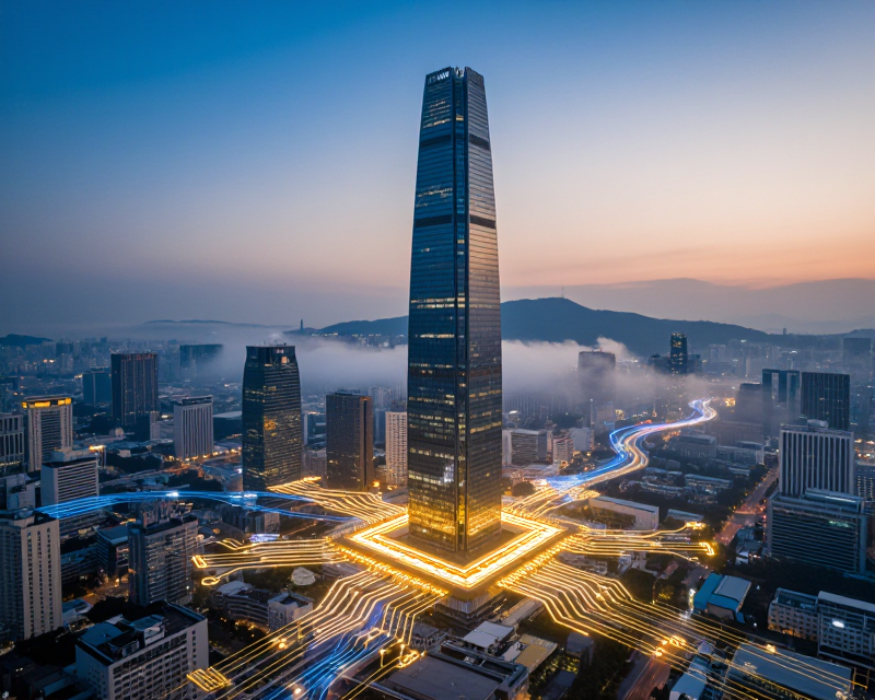 Symbolic representation of South Korea's AI-driven economic growth