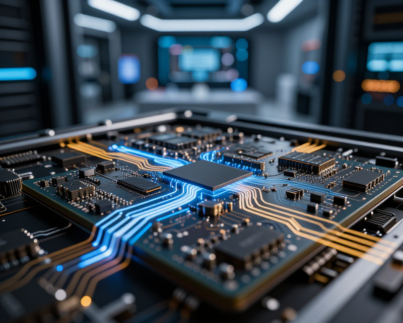 Futuristic AI Memory Technology
