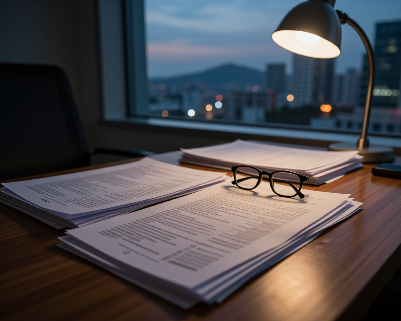 Reflective Financial Atmosphere