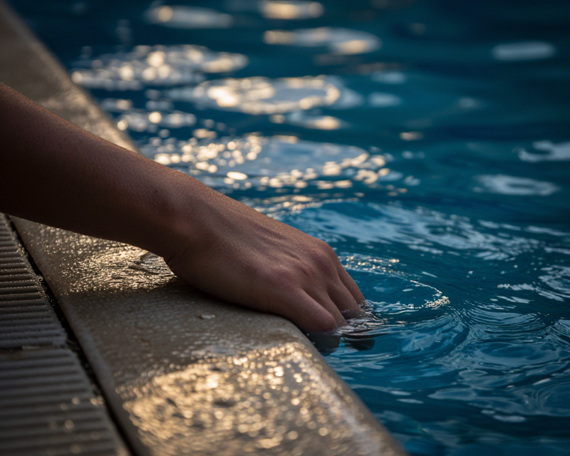 Reflective Swimming Pool