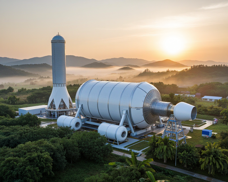 Futuristic Clean Energy Landscape