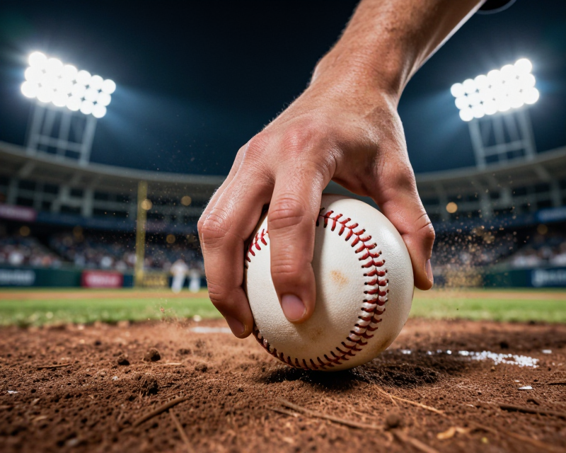 Baseball Pitcher Focus