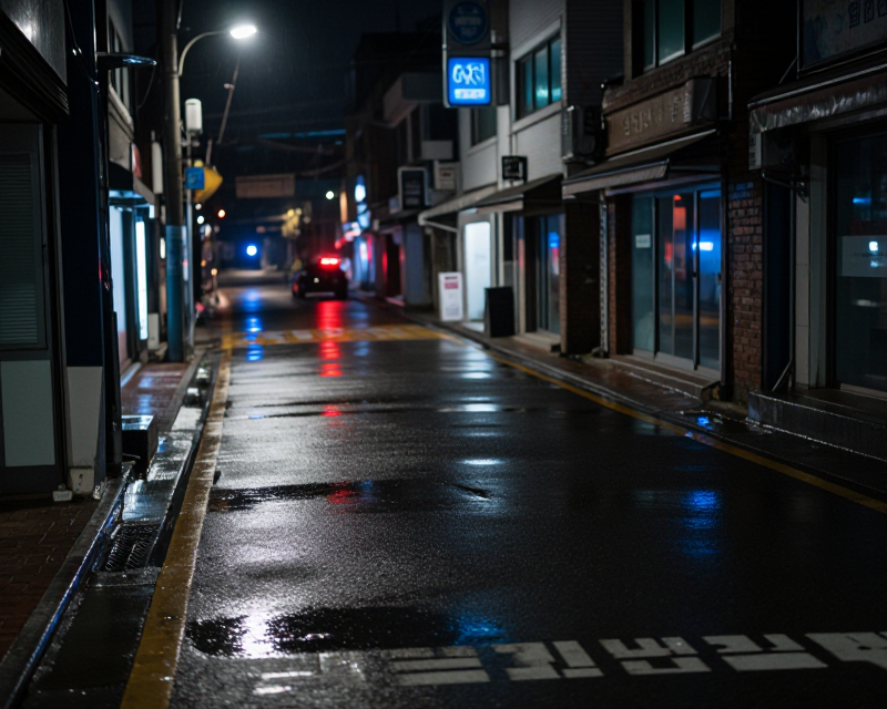 Somber Urban Night