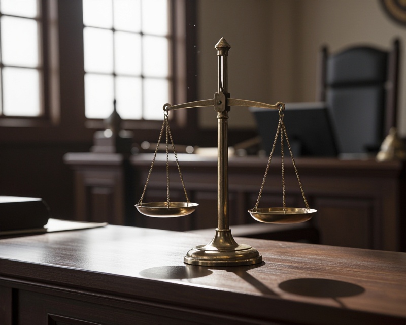 Symbolic Justice in Courtroom