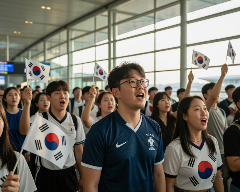 Warm support at Incheon Airport