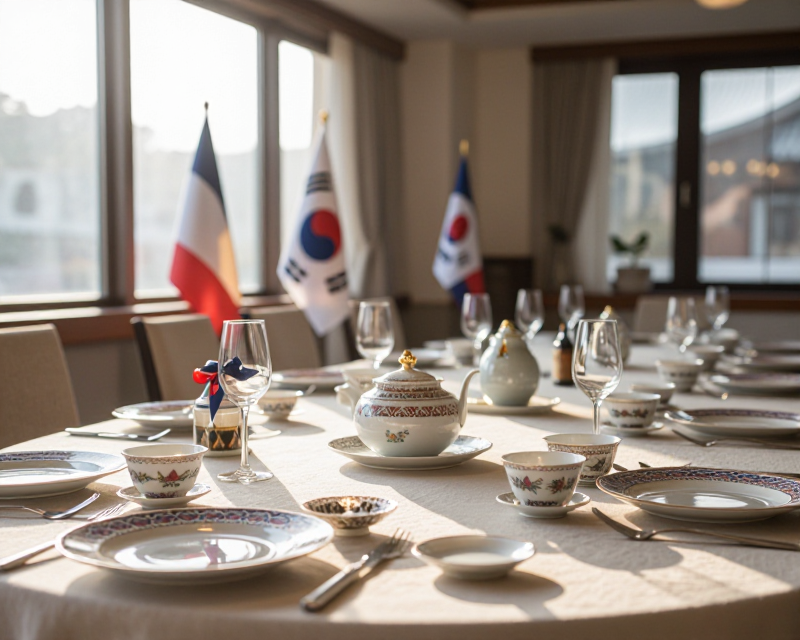 Diplomatic warmth between Korea and France