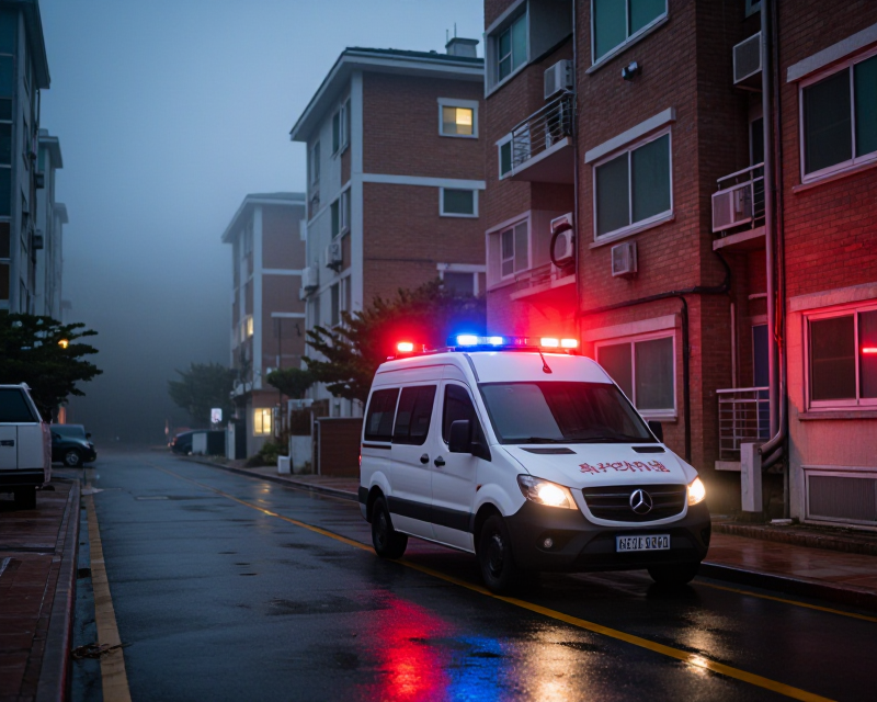 Emergency Scene in Gyeongsan