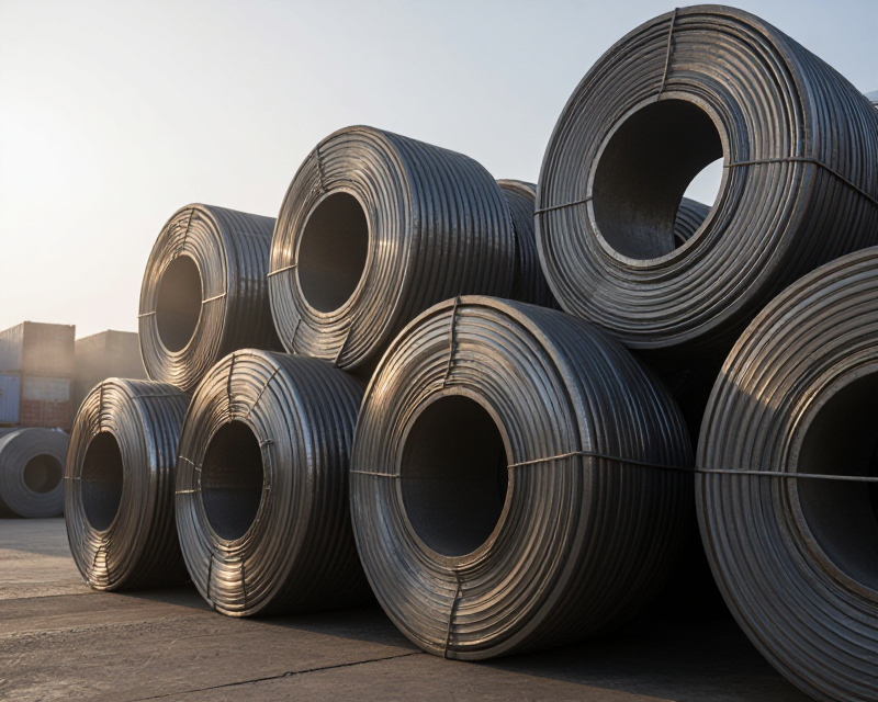 Industrial Steel Export Concept